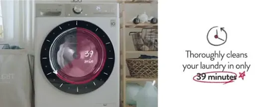 TurboWash™ 360 – Giặt nhanh trong 39 phút